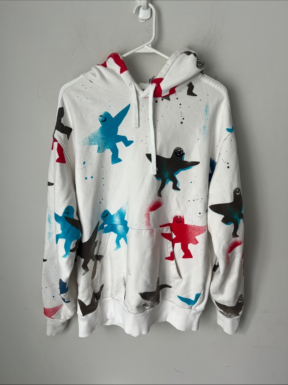 Adidas Shmoo Hoodie XL Allover Print Gonz Skate Streetwear Y2K